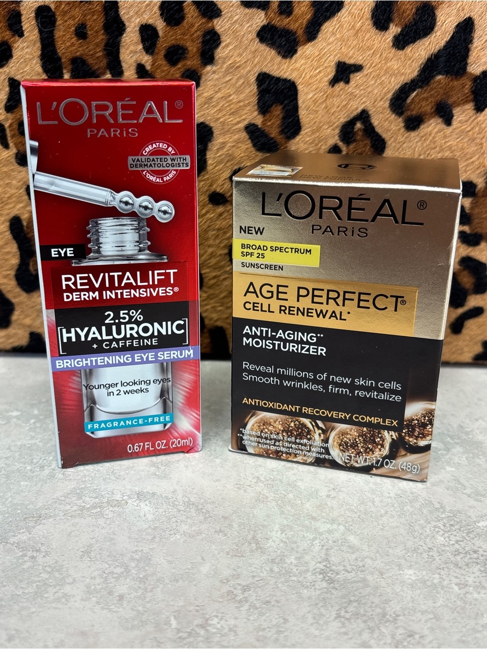 L’Oréal Revitalift Eye Serum & Age Perfect Cell Renewal SPF 25  Bundle - NEW